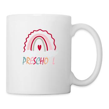 Bonjour cadeau préscolaire - Mug blanc - blanc - Droite