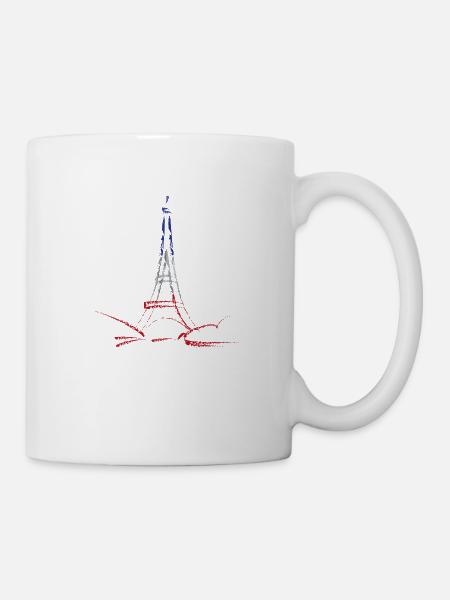 paris la tour eiffel - Tasse - Weiß