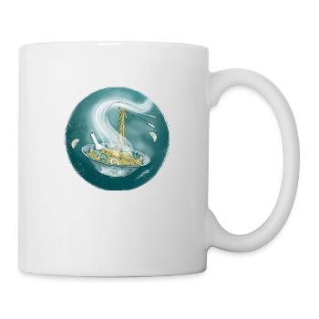 Handpan comme wok - Mug blanc - blanc - Droite