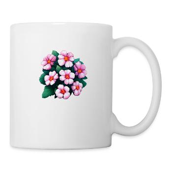 Blume Garten Geschenk Blumen Hobbygärtner Gärtner - Tasse - Weiß - Rechts
