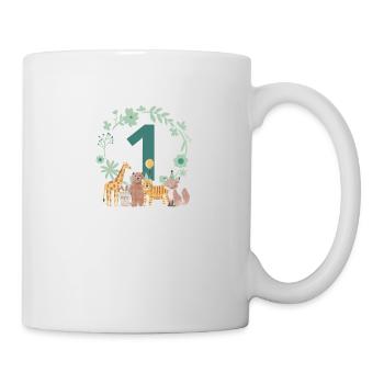 1st anniversary - first anniversary animals - Mug - white - Right