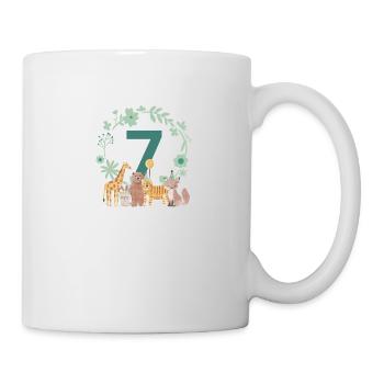 7th anniversary - seventh anniversary animals - Mug - white - Right