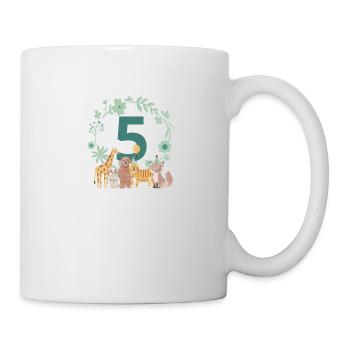 5th Anniversary - Fifth Anniversary Animals - Mug - white - Right
