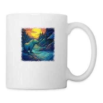Panda Bear Koala Présent Déclaration Geek Birthday - Mug blanc - blanc - Droite