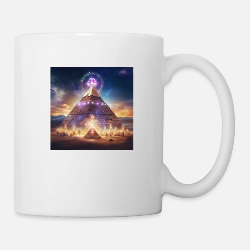 Pyramide - Mug blanc - blanc