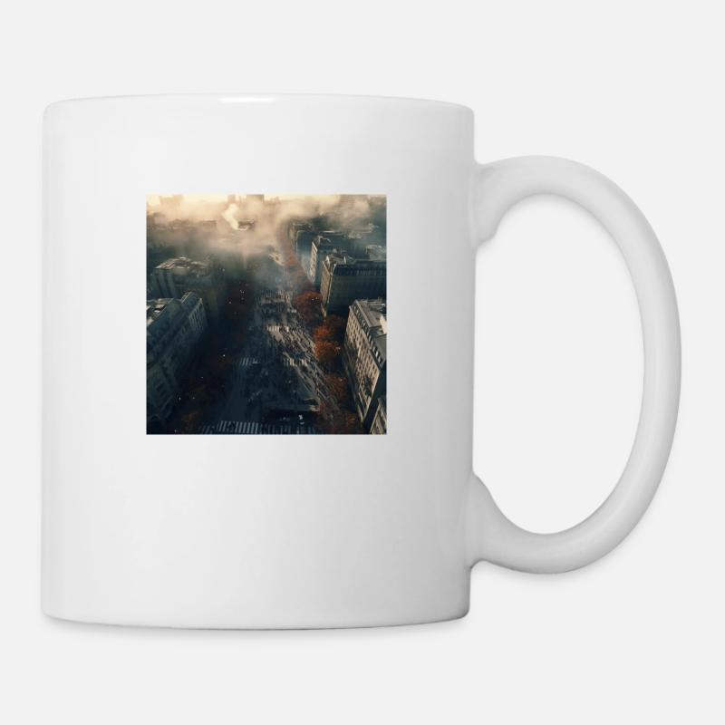 Rue parisienne - Mug blanc - blanc