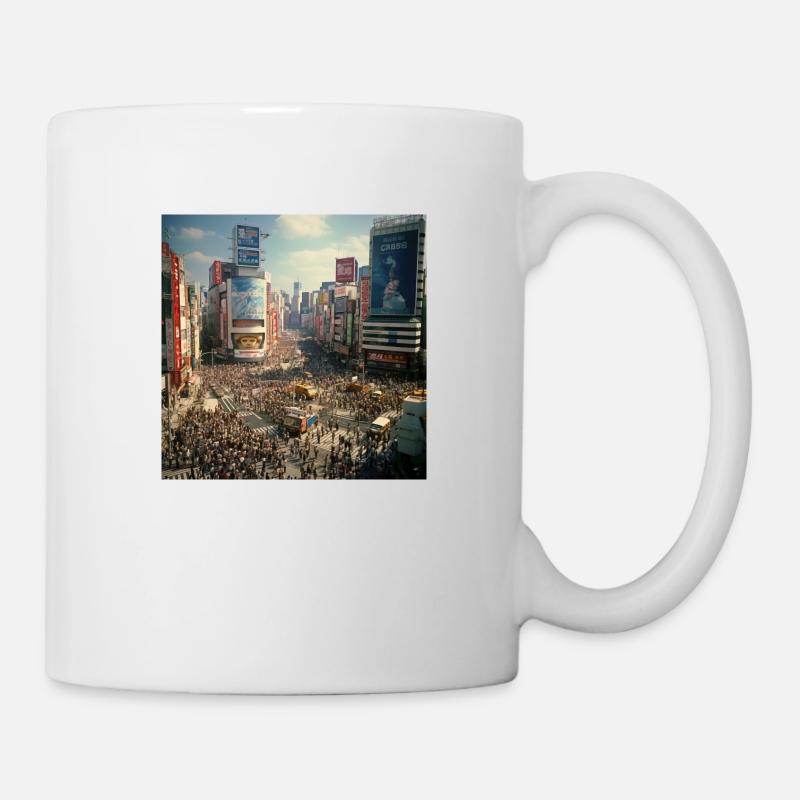 Tokyo le jour - Mug blanc - blanc