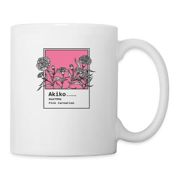 Nelken Akiko - Tasse - Weiß - Rechts
