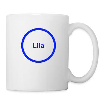 Lila - Tasse - Weiß - Rechts