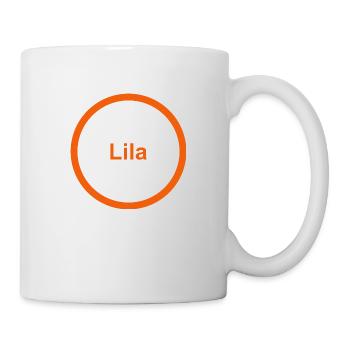 Lila - Tasse - Weiß - Rechts