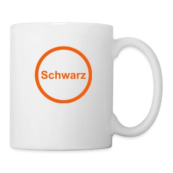 Schwarz - Tasse - Weiß - Rechts