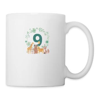9th Anniversary - Ninth Anniversary Animals - Mug - white - Right
