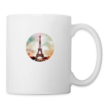 Eiffelturm - Tasse - Weiß - Rechts