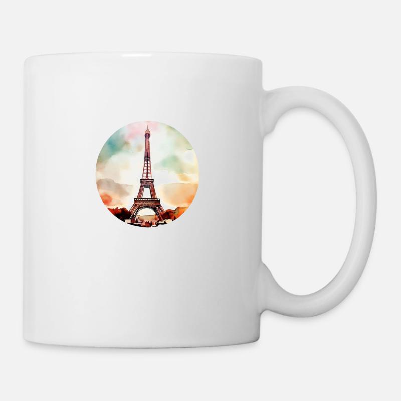 Eiffelturm - Tasse - Weiß