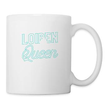 Loipen Queen Skilangläuferin Skaterin Wintersportl - Tasse - Weiß - Rechts