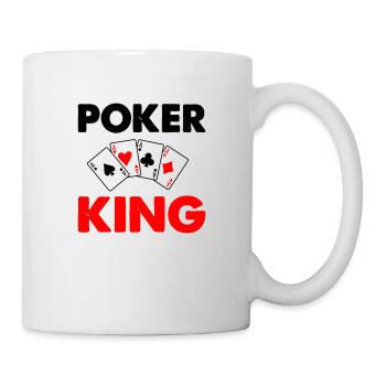 Roi du poker - Mug blanc - blanc - Droite