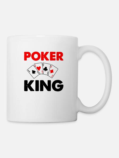 poker king - Tasse - Weiß