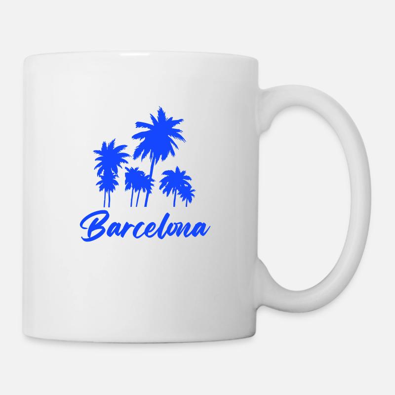 barcelona - Tasse - Weiß