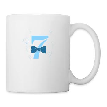 7th birthday boy - Mug - white - Right
