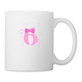 6. Geburtstag Kind - Tasse - Weiß - Rechts