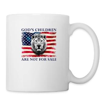 God's Children Are Not For Sale - Lion of Judah - Mug - white - Right