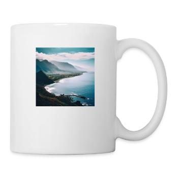 Island Coastal Mountains - Mug - white - Right