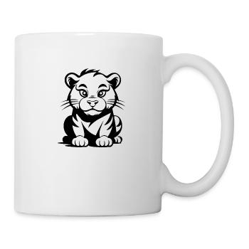 Tiger Big Cat - Mug - white - Right
