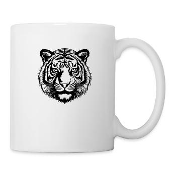 Tigre Big Cat - Mug blanc - blanc - Droite