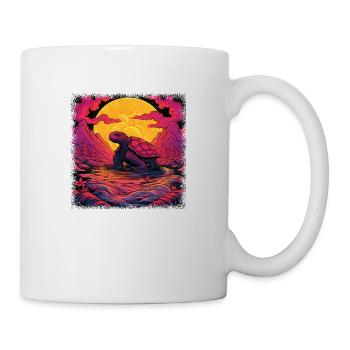 Funny Quote Turtle Funny Sayings Animal Protection - Mug - white - Right