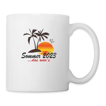 Sommer 2023 das war´s - Tasse - Weiß - Rechts