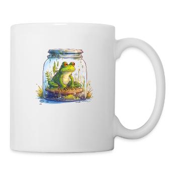 Weatherman in a glass - Mug - white - Right