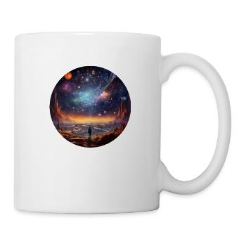 Cosmic Dream Journey - Astronaute dans l’espace - Mug blanc - blanc - Droite