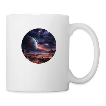 Galaktisches Wunderland - Ferne Welten - Tasse - Weiß - Rechts