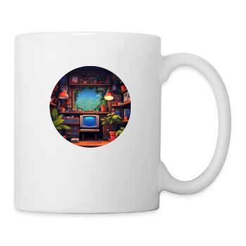 Le rêve de tout joueur rétro - Mug blanc - blanc - Droite