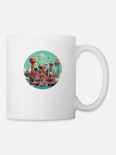 Jeu vidéo rétro nostalgique - Mug blanc - blanc