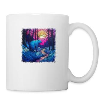 funny quote happy gift idea panda bear humor quote - Mug - white - Right