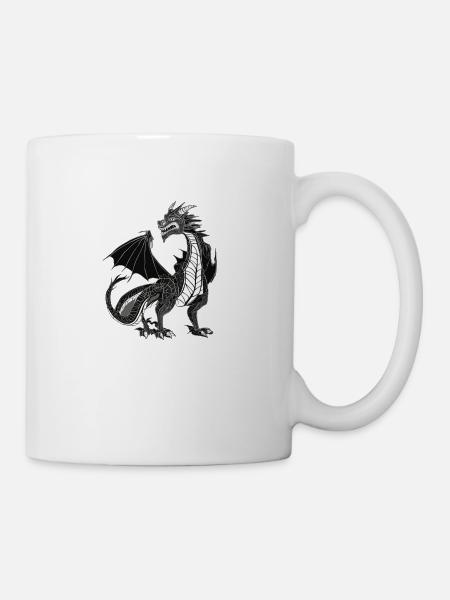 European Dragon - Tasse - Weiß