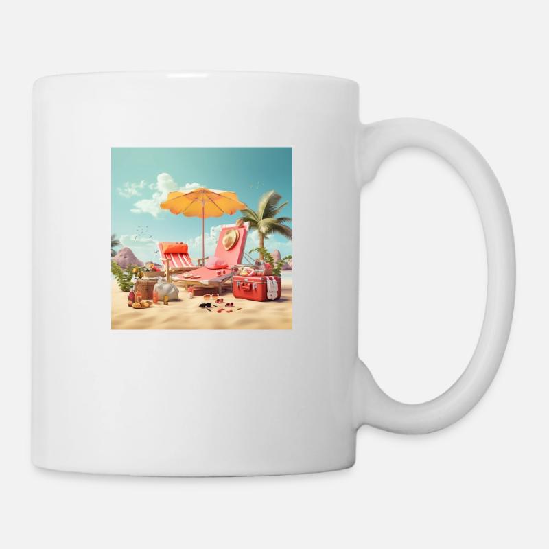 Chemise tendance Holiday Joy - Mug blanc - blanc