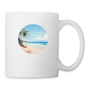 Ambiance de plage tropicale - pour tous les adorateurs du soleil - Mug blanc - blanc - Droite