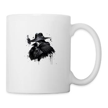 Pestdoktor Krähe - Tasse - Weiß - Rechts