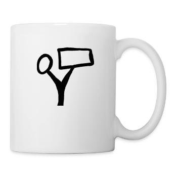 Tree text - Mug - white - Right