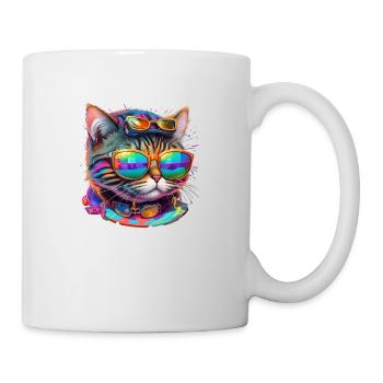 Le chat le plus cool du monde - Mug blanc - blanc - Droite