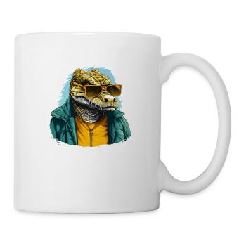 Street style crocodile | Crocodile lovers - Mug - white - Right