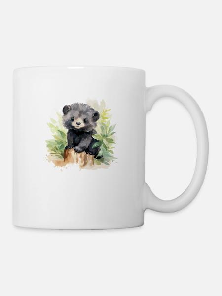 Ours brun - Mug blanc - blanc