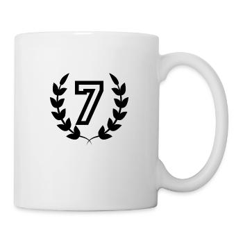 7e anniversaire-idée cadeau 7 ans - Mug blanc - blanc - Droite
