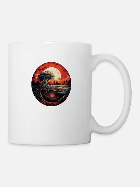 Mysterious tunnel in the underground - Mug - white
