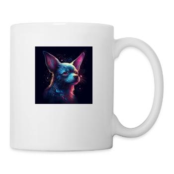 Chihuahua art - Mug - white - Right