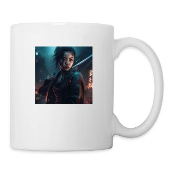 Woman art - Mug - white - Right