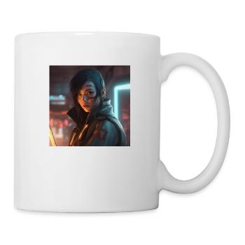 Woman art - Mug - white - Right