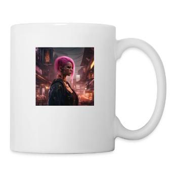 Woman art - Mug - white - Right